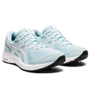 ASICS Gel-Contend 7 Amplifoam Women's Blue Running Shoes size 8